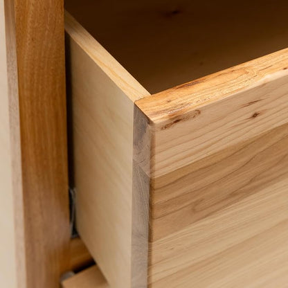 Quicklock RTA (Ready-to-Assemble) | Base Kitchen Cabinets - Shaker Style | Made in America (Rustic Hickory, 24" W x 34.5" H x 24" D 3 Drawer Pots and Pans)
