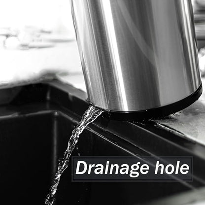 Kitchen Utensil Holder for Countertop 360° Rotating Utensil Caddy Extra Large Utensil Crock Cooking Utensil Holder for Kitchen Counter