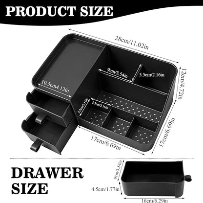 ZOCONE 2026 Cologne Organizer for Men, Mens Bathroom Organizer, Dresser Organizer Countertop, Cologne Stand, Perfume Stand Organizer for Mens Room Decor, Birthday Gifts for Men (Black)