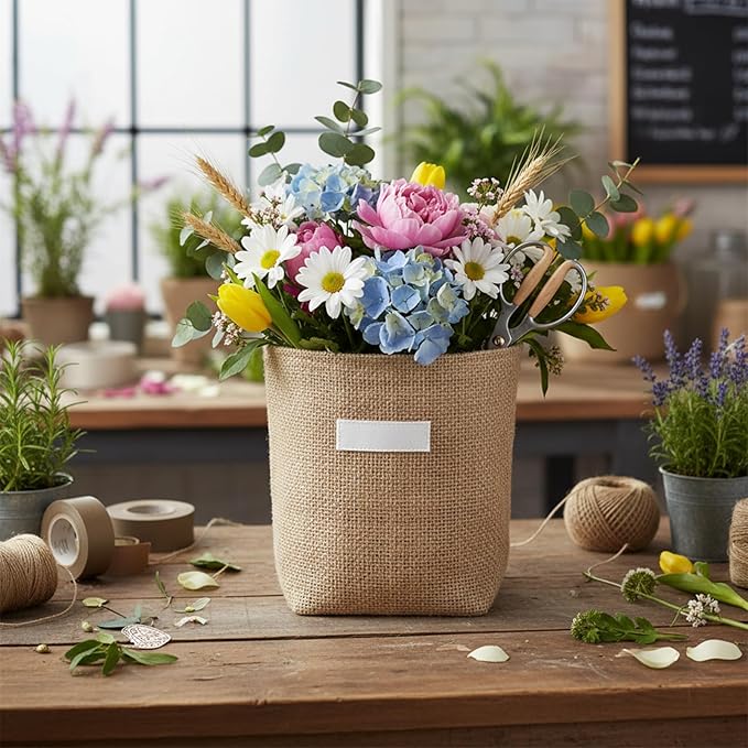 Small Hanging Basket, Small Wall Basket Cotton and Linen Hanging Storage Foldable Baskets for Desktop, Ideal for Organizing Keys and Miscellaneous Items Family Organizer Box