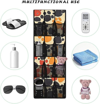 Generic Dog Paws Over Door Storage Organizer Wear-Resistant Over The Door Storage Organizer Laundry Space Saving Hanging Closet Organizer for Small Apartments College Dorm