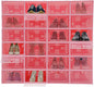 24 Pack Stackable Shoe Boxes with Clear Lids - Foldable Shoe Storage Organizer for Closet Cabinet, Color Options for Sneakers Flats Home Organization (Pink)