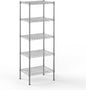 18" Deep x 24" Wide x 64" Height Wire Shelving Kit | 5-Tier | NSF Commercial Storage Rack Unit