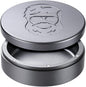 3.0inchBEIJIATE Magnetic Metal Can, Holder, Metal Container, Carved Tin with Magnetic Closure, Aluminum Container, Slim Pouch Can, zyn metal can,zyn container Storage Box Set (Grey)