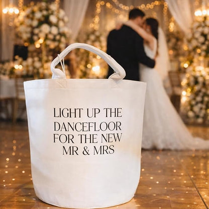 Yungyan Wedding Baskets with Handles 16 inch Large Storage Basket for Wedding Glow Sticks Slippers Flip-flops Umbrella Blankets Gift Container for Ceremony Ivory White(Dance Floor)