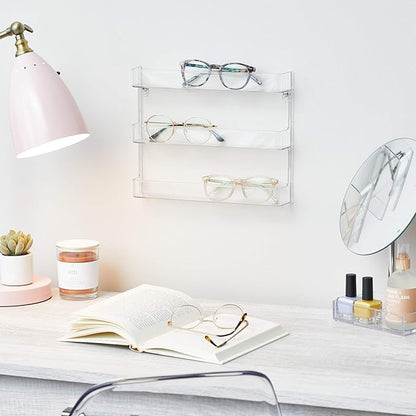iDesign Hanging Nail Polish & Cosmetics Organizer, The Clarity Collection – 8.78" x 2.02" x 11.07", Clear