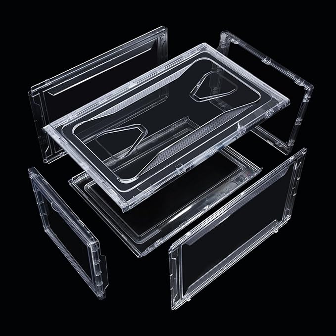 MMBABY 1 Pack Acrylic Clear Shoe Storage Box Shoe Box Clear 78-01