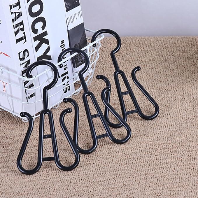 Zerodeko Expandable Shoe Rack over Door 10pcs Plastic Shoe Slot Organizer Drying Hook for Home