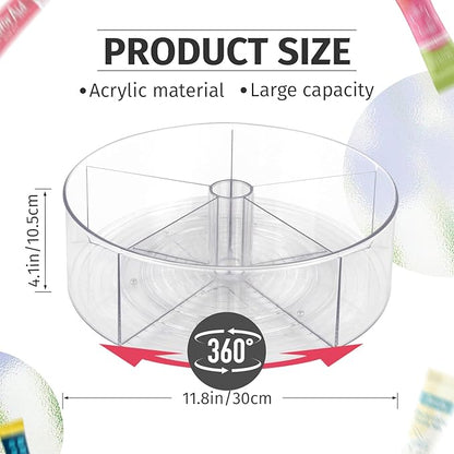Drink Packet Organizer for Powdered Drink Mix,Powder Packet,Water Packet,Water Flavor Packet,hydration packets, Lazy Susan 360° Turntable Organizer for Drink Mix Necessities