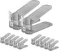 CiBiZi Clear Shoe Slots Organizers 12Pack Shoes Stacker Organizer for Closet Shoe Stackers for a Pair of Shoes Shoe Display Shelf Shoe Rack Holders Space Saver Organizador de Zapatos (Grey)