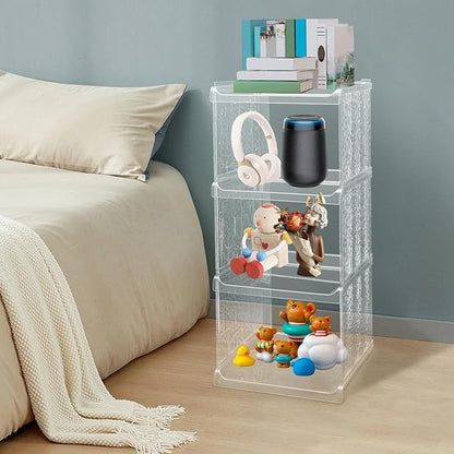 for Shoe Storage Cabinet 4 Tier Vertical Narrow Slim Shoe Holder for Corner