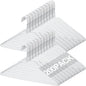 Yuntau 200 Pcs Wire Hangers Bulk 17.7" Dry Cleaner Hangers, Suit Holders for Home Caped Clothing (White)