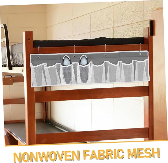 MAGICLULU Bedside Shoe Bag Hanging Closet Organizer Breathable Mesh Storage Organizer