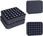 2 Pack Nail Polish Organizer Holder Foam Pad with Slots for Storage 84 Bottles (15ml/0.5fl.oz) Nail Polish or Essential Oil Tray for Drawers Black