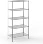 24" Deep x 42" Wide x 86" Height Wire Shelving Kit | 5-Tier | NSF Commercial Storage Rack Unit