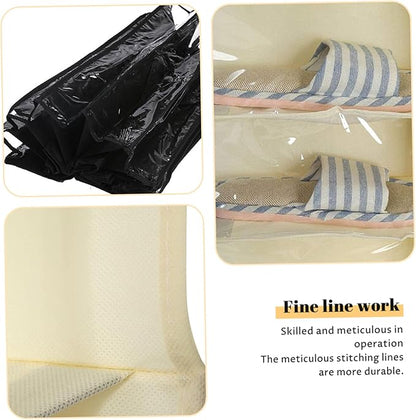 Over the Door Sweatshirt Organizer with 26 Clear Pockets Heavy Duty Hanging Storage for Hoodies Shoes Toys Towels Space Saving Door Organiser for Bedroom Closet