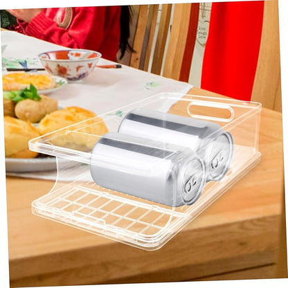 Cabilock Beverage Dispenser Stand Fridge Can Organizer Capacity Soda Can Holder for Kitchen Office