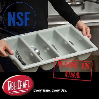 Tablecraft 4 Compartment Flatware Holder
