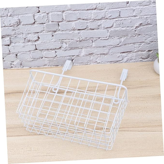 Healifty Hanging Storage Rack Cabinet Storage Basket Door Baskets Organizer for Office The Office