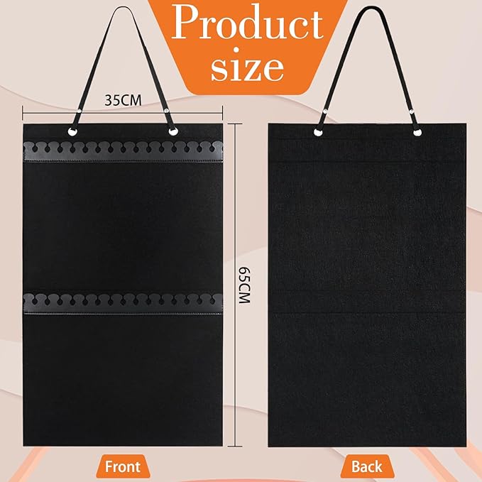 Wall Hanging Jewelry Organizers and Storage, Hanging Necklace Organizer, Necklace Holder Organizer for Closet Door Jewelry Holder for Necklace Bracelet Earring Wall Jewelry Necklace Display Hanger