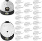 22 Pack Adhesive Hat Hooks for Wall, Super Strong Hat Rack for Baseball Caps, Hat Organizer Display for Home Decor, Hat Hangers Holder for Wall, Door, Closet, No Drilling - USA Patented (White)