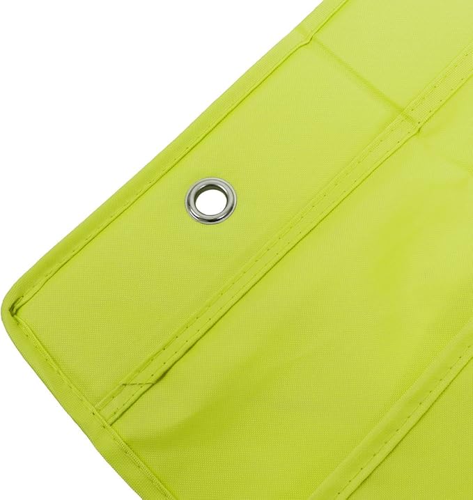 Ruilogod Home Oxford Cloth 12 Pockets Over the Door Hanging Shoes Organizer Green (id: 50a 3ac eb8 44a 6e2
