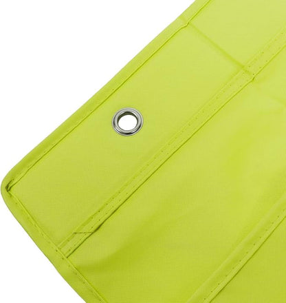 Ruilogod Home Oxford Cloth 12 Pockets Over the Door Hanging Shoes Organizer Green (id: 50a 3ac eb8 44a 6e2