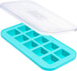 Souper Cubes 2 Tbsp. Silicone Freezer Molds - Perfect for Storing Garlic, Herbs, Ginger, Pesto, Tomato Paste, Lemon Juice, Purees and More - Aqua – 1-Pack
