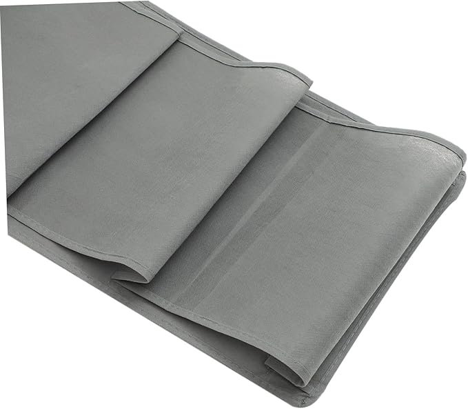 Hanging Shoe Storage Bag Organizer for Closet Multi-layer over Door Storage for Shoes Socks and Underwear Space-saving Gray Design for Bedroom Dorm Use