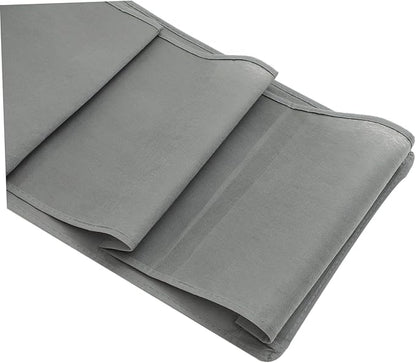 Hanging Shoe Storage Bag Organizer for Closet Multi-layer over Door Storage for Shoes Socks and Underwear Space-saving Gray Design for Bedroom Dorm Use