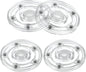 4 PCS Small Acrylic Plastic Lazy Susan Turntable Small Lazy Susan Bearing 4.7 Inch Plastic Cookie Turntable Bearings Hardware, Turntables Organizer for Kitchen Pantry Spice Rack Table Cake