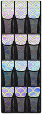 Scales Behind Door Shoes Hang Holder Rack,Storage for Small Spaces,Shoes Hanger Storage Organizer Bag for Bedroom Unique Print