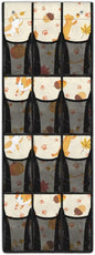 Cat and Maple Leaves Hanging Door Organizer with 12 Multi-Pockets Home Decor Thanksgiving Door Hanging Shoe Organizer for Dorm Room Essentials