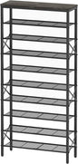 YATINEY 10 Tier Shoe Rack, Large Capacity Shoe Storage Organizer Holds 40 Pairs, Sturdy and Stable, for Entryway, Hallway, Closet, Dorm Room, Charcoal SS10BCG1