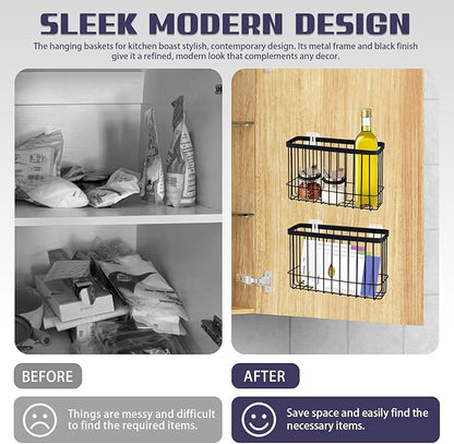LELE LIFE 2 Pack Cabinet Door Organizer, Adhesive Lid Organizers inside Cabinet for Kitchen Bathroom Pantry Cupboard, Wall Mount Lid Holders Kitchen Wrap, Tin Foil Storage