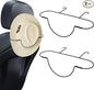 2Pcs Cowboy Hat Holder for Car, Folding Cowboy Hat Rack for keeping Hats Shape, Hardhat Holder for Truck Automotive Seat Back Hook Hats Organizer