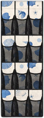 Shell Over the Door Shoe Organizer 12 Large Pockets Hanging Shoe Organizer Sturdy Oxford Fabric Shoe Rack for Door Shoe Hanger