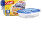 GladWare Entree Food Storage Containers, Medium Square Holds 25 Ounces of Food, 5 Count Set | Tupperware, Plastic Food Container, Meal Prep Container, Plastic Containers with Lids