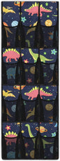 Over The Door Organizer with 12 Mesh Pockets Foldable Hanging Closet Storage Sundries Stuffed Animal Storage with 2 Metal Hooks,Cute Dinosaur