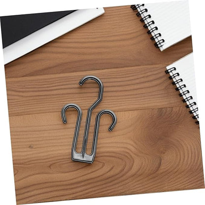 Ciieeo 24pcs Double Hook Shoe Hangers Portable Drying Rack with Thickened Hooks Stable Shoe Organizer for Slippers Sneakers Space Saving Hanging Shelf for Home and Travel