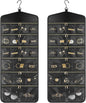 CHICECO Hanging Jewelry Organizer With Zippered Pockets,40 Pockets Travel Jewelry Organizer Storage for Cloest,Wall,Door