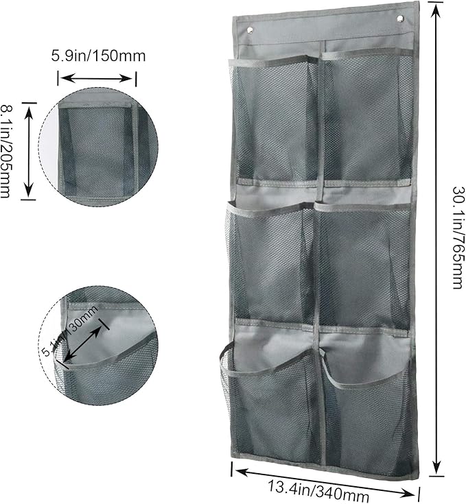 Wall Mounted Shoes Rack 2Pack/Can Store 6Pairs of Sneakers,with Sticky Hanging Mounts, Shoes Holder Storage Organizer Shelf,Door Shoe Hangers (SM06-Gray-2)