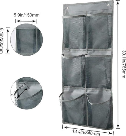 Wall Mounted Shoes Rack 2Pack/Can Store 6Pairs of Sneakers,with Sticky Hanging Mounts, Shoes Holder Storage Organizer Shelf,Door Shoe Hangers (SM06-Gray-2)