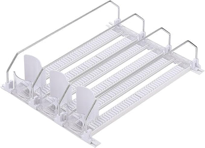 MINGZHE Fridge Can Dispenser,Refrigerator Beverage Storage Box Automatic Beverage Pusher Stacking Can Dispensers soda can dispenser(#4)