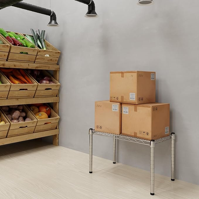 14" Deep x 24" Wide x 14" Height Wire Shelving Kit | 1-Tier | NSF Commercial Storage Rack Unit