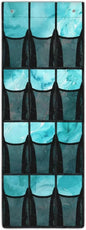 Generic Blue Marble Over The Door Shoe Organizer Hook Design Shoes Rack Storage Organizer Over The Door Can Be Easily Folded Into A Flat Shape for Easy Storage and Carrying