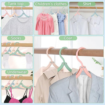 26Pcs Travel Hangers - Portable Folding Hangers Foldable for Cruise Ship Essentials Suitcase Camping Flying RV Outdoor Travel Home Drying Rack (4 Colors)