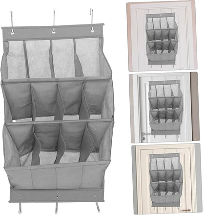 IMIKEYA Over Door Shoe Organizer Breathable Hanging Storage Rack for Boots Heels Slippers for Narrow Doors Spaces Design