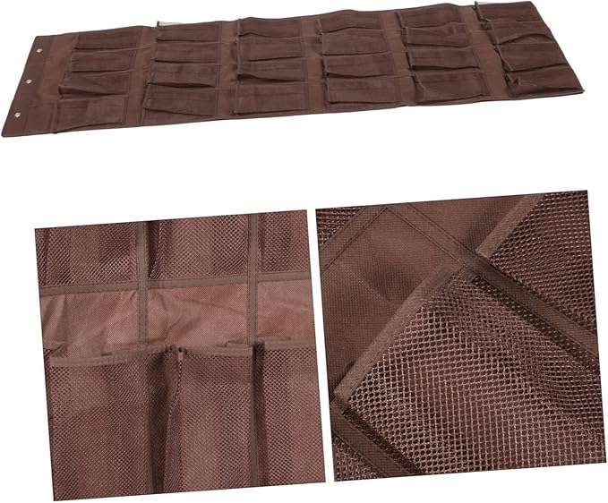 Garneck Door Shoe Organizer 24 Breathable Mesh Pockets Hanging Storage Bag for Shoes Sundries Bag Space Saving Design for Closets and Dorm Rooms