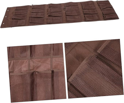 Garneck Door Shoe Organizer 24 Breathable Mesh Pockets Hanging Storage Bag for Shoes Sundries Bag Space Saving Design for Closets and Dorm Rooms